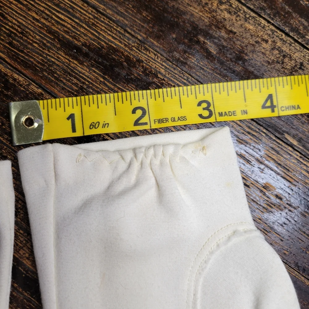 vintage 1940s elegant cream gloves - Picture 3 of 4